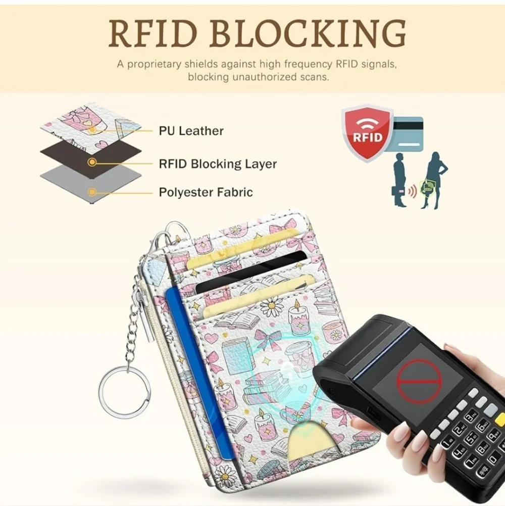 Colorful Card Organizer with ID Window